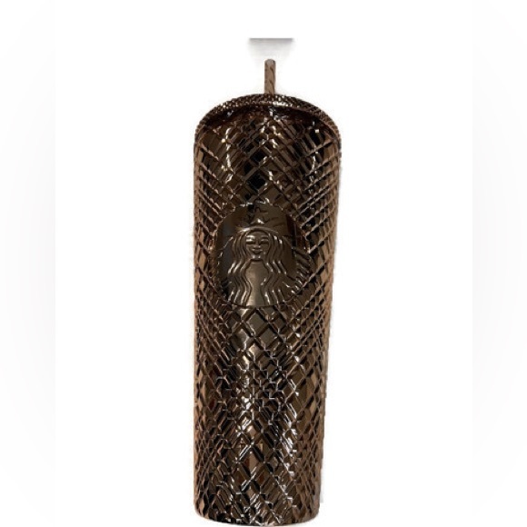 NWT Starbucks Rose Gold Jewelled Tumbler, 24 oz, venti - Picture 4 of 7